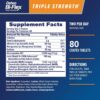 Osteo Bi-Flex Triple Strength, Glucosamine Chondroitin with Vitamin C Joint Health Supplement, Coated Tablets, 80 Count