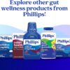 Phillips' Colon Health Daily Probiotic Capsules, 4-in-1 Symptom Defense to help defend against Occasional Gas, Bloating, Constipation, and Diarrhea, Daily Supplement, 60 Count