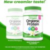 Orgain Organic Vegan Protein Powder, Vanilla Bean - 21g Plant Protein, 6g Prebiotic Fiber, No Lactose Ingredients, No Added Sugar, Non-GMO, For Shakes & Smoothies, 2.03 lb (Packaging May Vary)
