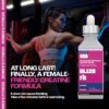 Creatine for Women Athletes, Burn Fat, Pre-Workout, Fitness, Instant Energy, Muscle Tone, Aerobics, Endurance, Cycling, Running & Stamina. Muscle Without Bulk, Amino Acids, Vitamins. Cherry