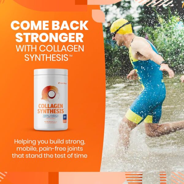 SaltWrap Collagen Synthesis Powder - Collagen Peptides for Joint Recovery with Fortigel & Tendoforte, Collagen for Women, Collagen for Men, Collagen Protein, Supports Tendons, Ligaments, NSF Certified