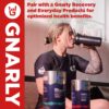Gnarly Nutrition BCAA Powder, Berry Lemonade – Pre-Workout BCAAS Amino Acids – NSF Sport Certified – Supplement to Support and Rebuild Muscle – Berry Lemonade with Caffeine, 10.58 oz