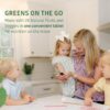 USDA Organic Superfood Greens [28 Powerful Ingredients] Natural Super Greens Capsules, Fruit and Veggie Supplement with Alfalfa, Beet Root and Ginger to Support Energy and Immunity, 60 Tablets