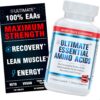 Ultimate 100% Essential Amino Acid Supplement - 150 Easy-to-Swallow, 1g Coated Tablets - All 9 EAA with 40% Leucine in Optimized BCAA Ratio - Increase Energy, Lean Muscle & Recovery - Keto & Vegan