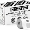 Hampton Adams | As Seen on Shark Tank | Original Bulk Athletic Tape (32-Pack) | 45 ft Rolls | NO Sticky Residue & Easy to Tear | Perfect for Sports Athletes, Trainers & First Aid Injury Wrap