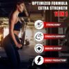 agobi Testosterone Supplement for Men - 11 Potent Herbs - Ashwagandha, Tribulus, Ginseng & More - 60 Capsules for 1 Month
