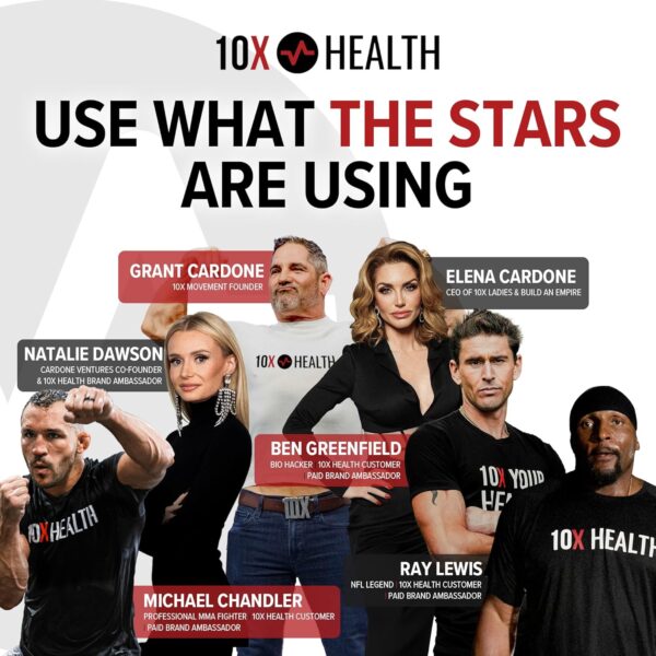 10X Health 5 MTHF Supplement - Methylated Multivitamin with Methylfolate & Magnesium for Brain, Heart Health, DNA & Neurotransmitter Synthesis - Bioavailable 5-MTHF Supplement - 60 Capsules