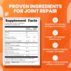 SaltWrap Collagen Synthesis Powder - Collagen Peptides for Joint Recovery with Fortigel & Tendoforte, Collagen for Women, Collagen for Men, Collagen Protein, Supports Tendons, Ligaments, NSF Certified