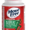 Move Free Advanced Glucosamine Chondroitin MSM Joint Support Supplement, Supports Mobility Comfort Strength Flexibility & Bone - 120 Tablets (40 servings)