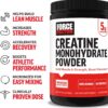 FORCE FACTOR Creatine Monohydrate, Creatine Powder for Muscle Gain, More Strength, and Faster Workout Recovery, Clinically Studied Micronized Creatine 5g Dose Per Serving, Unflavored, 60 Servings