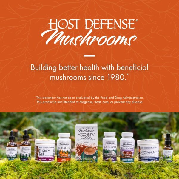 Host Defense Cordyceps Powder - Immune & Energy Support Supplement - Kidney Health Supplement with Cordyceps Mushrooms - Fitness Support Supplement to Aid Oxygen Uptake - 3.5 oz (66 Servings)