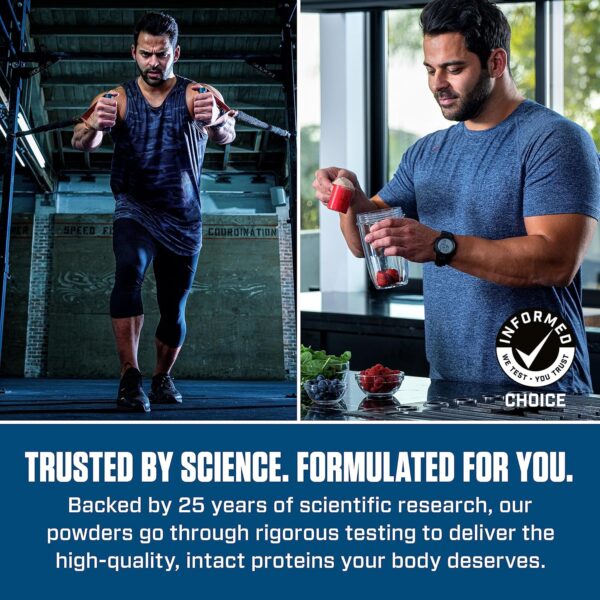 Dymatize Elite 100% Whey Protein Powder, 25g Protein, 5.5g BCAAs & 2.7 L-Leucine, Quick Absorbing & Fast Digesting for Optimal Muscle Recovery, Rich Chocolate, 5 Pound, 63 Servings