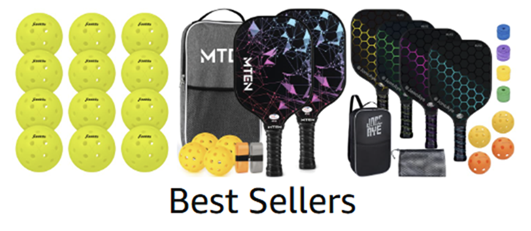 pickleball bestsellers on Amazon
