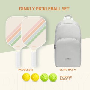 Dinkly Pickleball Paddles Set