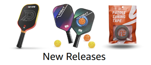 New pickleball products on Amazon